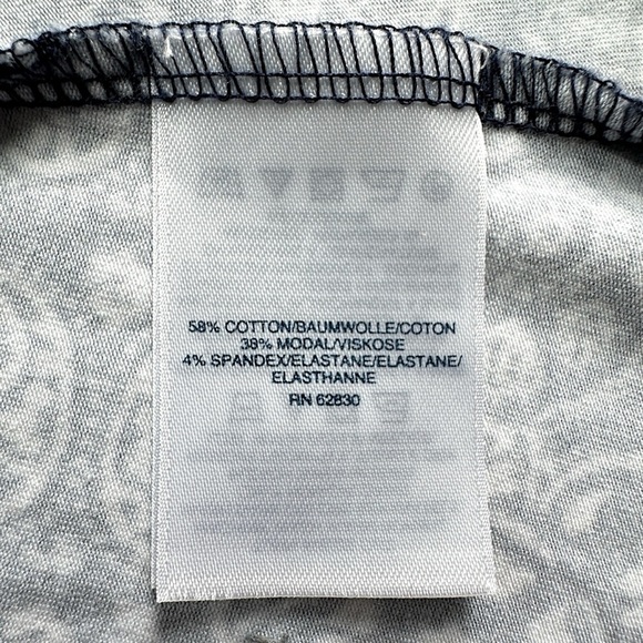 LANDS’ END | NWOT SLEEVELESS TWIST FRONT DRESS COTTON JERSEY NAVY & WHITE MEDIUM - Picture 8 of 9